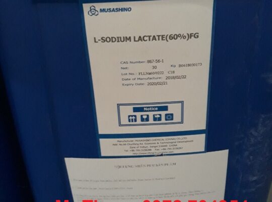 phụ gia bảo quản Sodium Lactate dạng lỏng