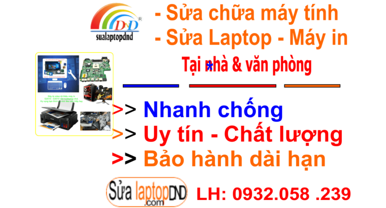 Sửa laptop, máy tính, máy in, nạp mực quận Bình Tân-Tân Bình-Tân Phú