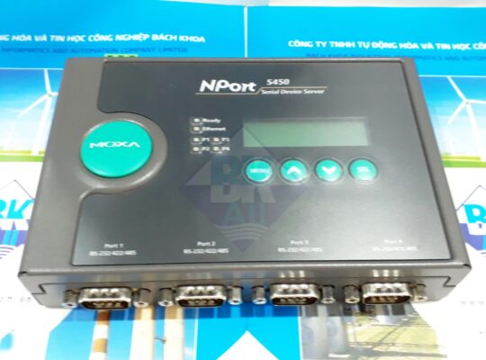 NPort 5450: Bộ chuyển đổi 10/100m ethernet sang 4 cổng RS-232/422/485