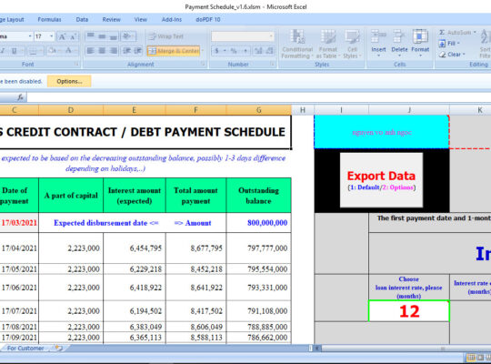 Excel for banker