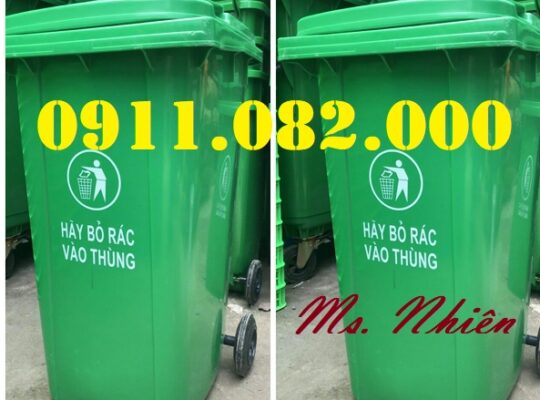 Hàng mới về giá rẻ- thùng rác 120L 240L 660L giá sỉ lẻ- thùng rác nhựa