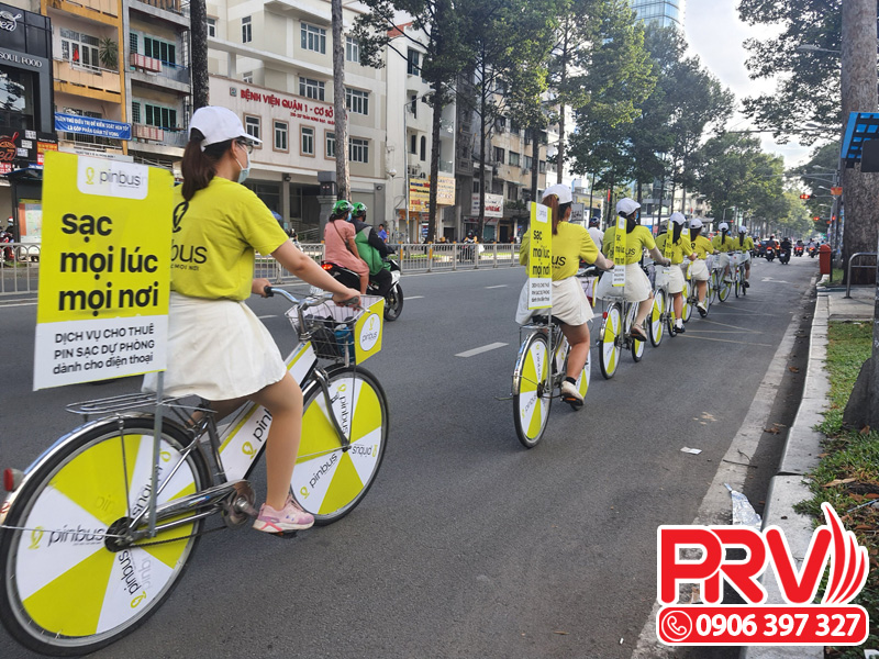 Cho thuê xe đạp tổ chức chương trình roadshow tại các tỉnh