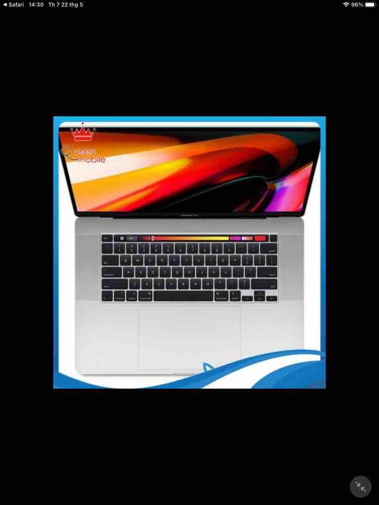 Máy tính MacBook Pro 2019 – 16″ Touch Bar – i9 – 1TB SSD