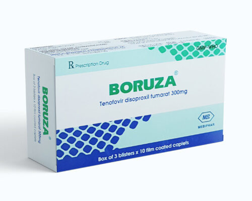 Thuốc Boruza – Tenofovir disoproxil fumarat 300mg – Công dụng, Liều dùng, G