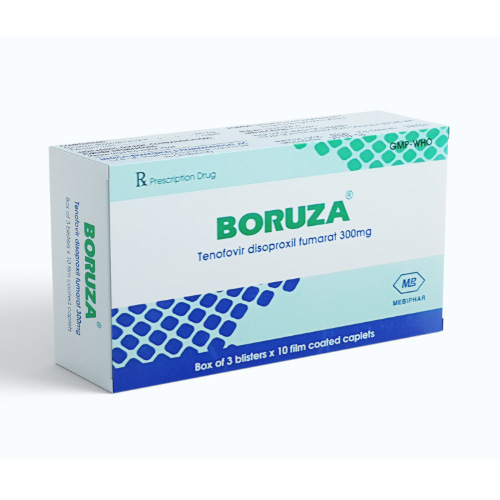 Thuốc Boruza – Tenofovir disoproxil fumarat 300mg – Công dụng, Liều dùng, G