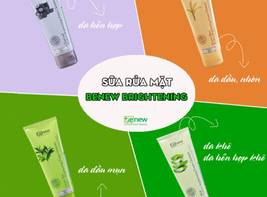 Sữa rửa mặt sáng da Trà Xanh – BENEW Green Tea Brightening 160ml