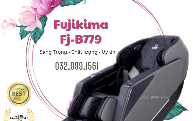 ĐỈNH THẬT: FUJIKIMA B779 giảm giá HÚ HỒN 70% trên 1 ghế massage