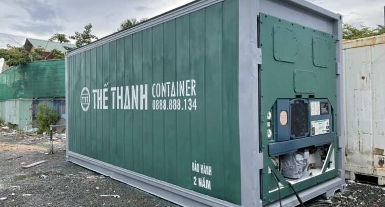 Container lạnh 10 20 cũ, bảo hành 2 năm. lh 0909 588 357