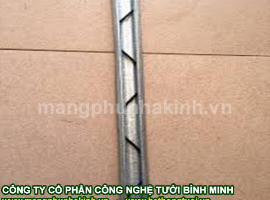 Thanh nẹp C và zíc zắc với mô hình nẹp nhà kính mái hở cố định một bên