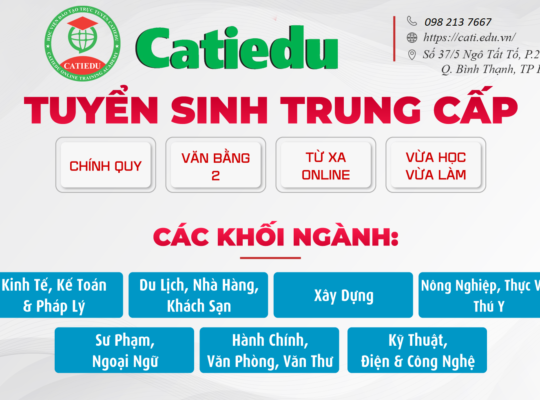 XÉT TUYỂN HỆ TRUNG CẤP, CAO ĐẲNG, CHỨNG CHỈ