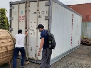 Container lạnh 20feet trữ đông sầu riêng
