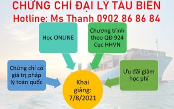 Chứng chỉ Đại lý tàu biển