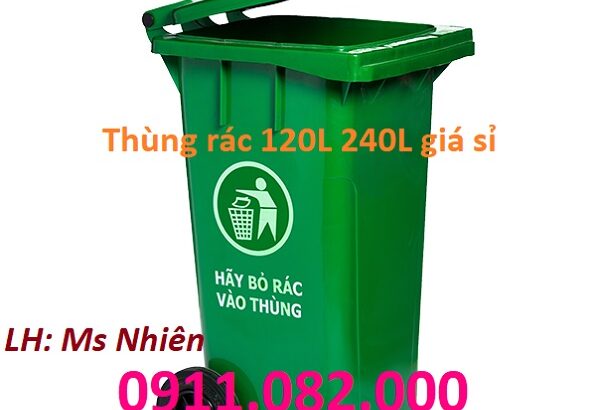 Phân phối thùng rác giá rẻ, thùng rác 120L 240L 660L giá rẻ tại s