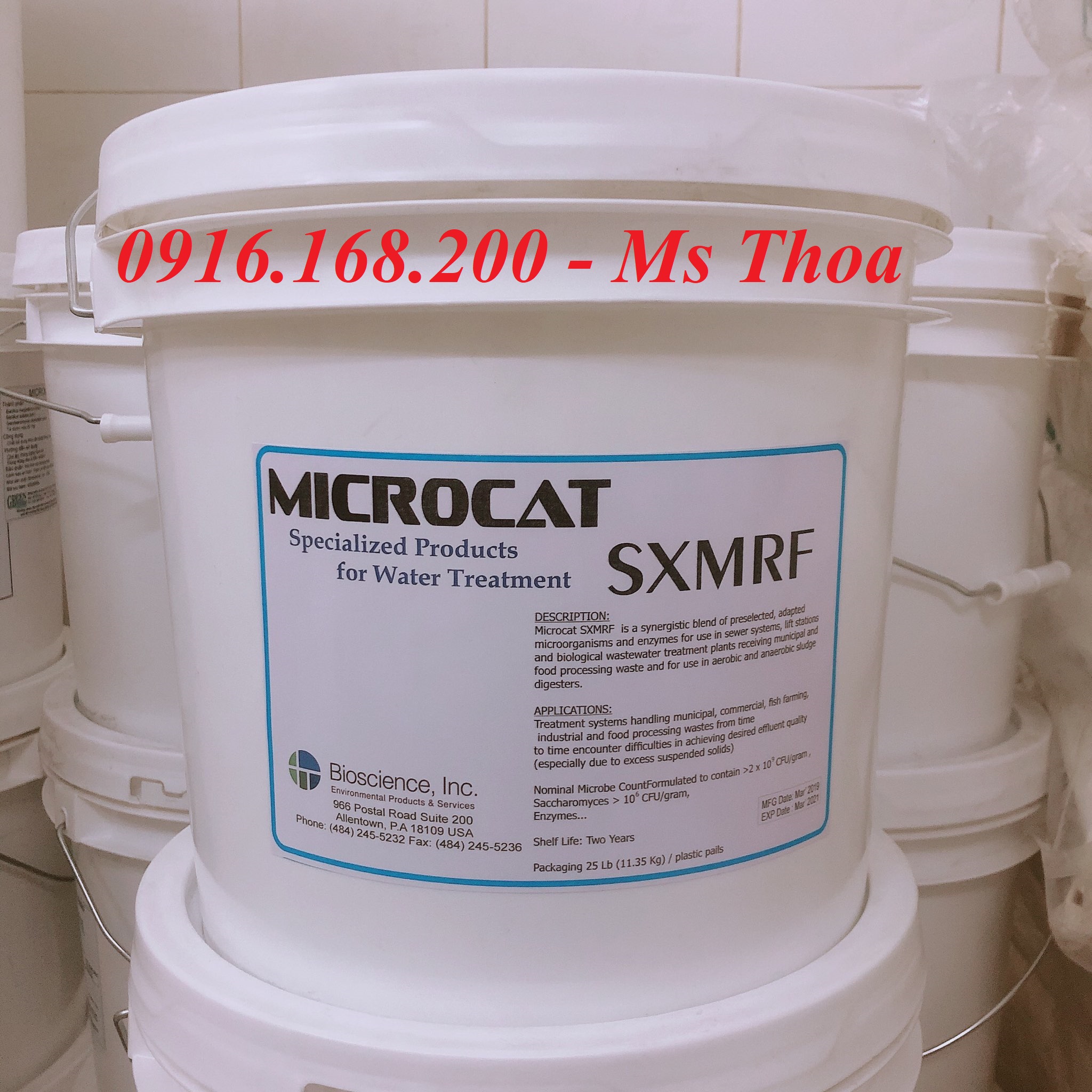 MICROCAT SXMRF – Men vi sinh xử lý đáy, váng dầu mỡ trong ao
