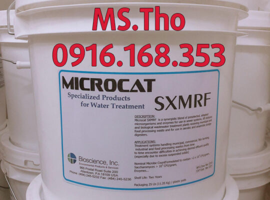 MICROCAT SXMRF Men vi sinh Nguyên Liệu Mỹ, xử lý váng dầu mỡ