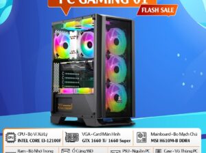 Full Bộ PC Gaming – INTEL CORE I3 12100F | Main H610M-B | GTX 1660T
