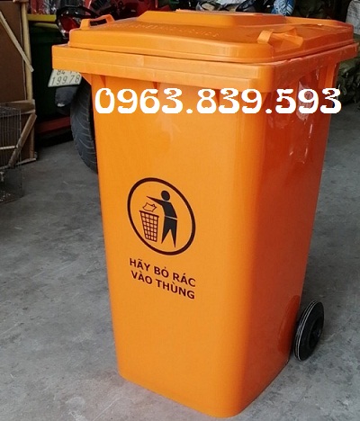 Thùng rác 240l hdpe sỉ lẻ số lượng lớn giao toàn quốc/ 0963.839.593