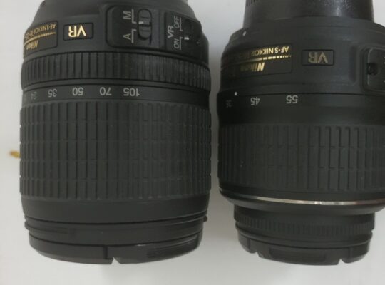 Nikon D90 và lens 18-55 VR +18-105mm VR