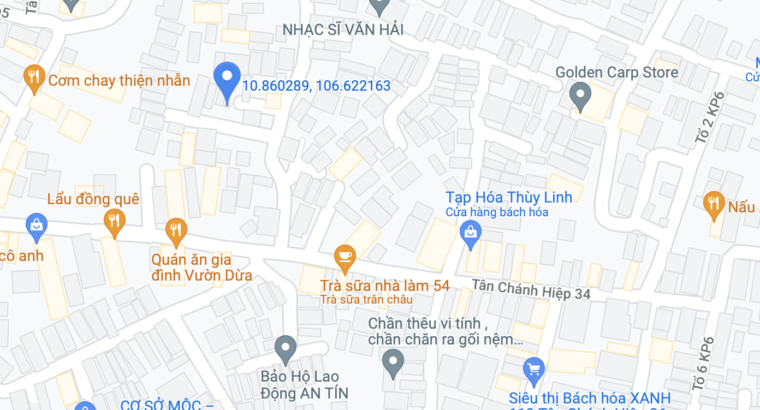 Nhà bán đường TCH34 gần công viên phần mềm Quang T