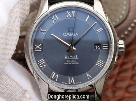 Đồng hồ nam Omega mặt mỏng Sapphire máy Thụy Sỹ