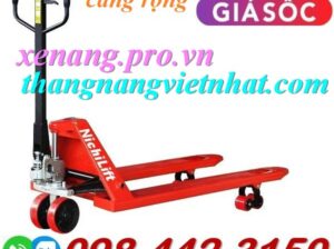 Xe nâng tay thấp 2.5 tấn càng rộng AC25M