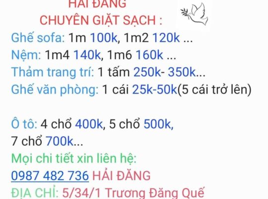 Giặt ghế sofa 100k