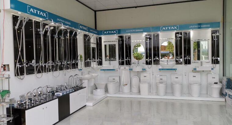 ATTAX Tuyển nhà phân phối thiết bị vệ sinh hỗ trợ kệ trưng bày miễ