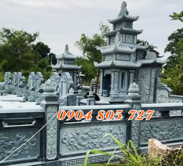 Khu lăng mộ đá tại Tiền Giang bằng đá khối giá tốt năm 2023
