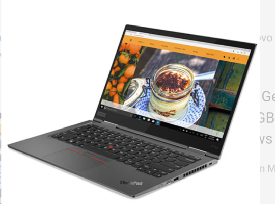 Laptop cảm ứng x380 Yoga core i5-8250u