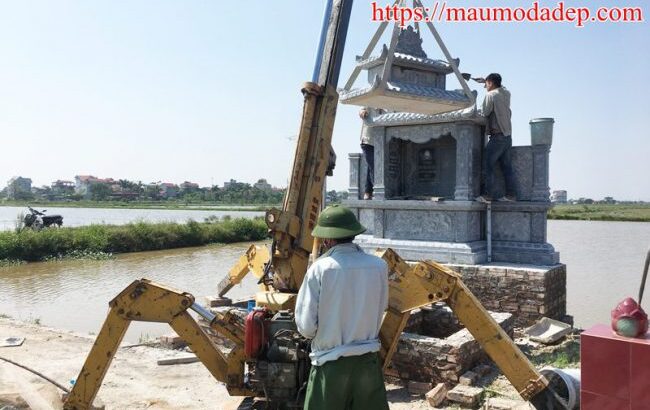 Mẫu lăng thờ đá đẹp tại Phú Xuyên – Hà Nội