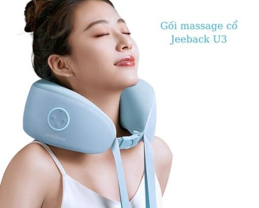 Gối massage cổ vai gáy Xiaomi Jeeback U3 chỉ 999.000đ