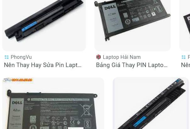 Pin laptop các loại