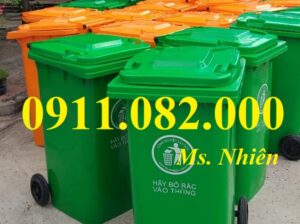 Thùng rác nhập khẩu giá rẻ vĩnh long- thùng rác 120 lít 240 lít 660L