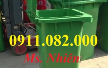 Thùng rác nhựa giảm giá cực sốc- thùng rác 120l 240l 660 giá rẻ tại hậu gia