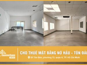 MẶT BẰNG NỞ HẬU LÀM ĂN THUẬN LỢI NGAY TRUNG TÂM QUẬN 4