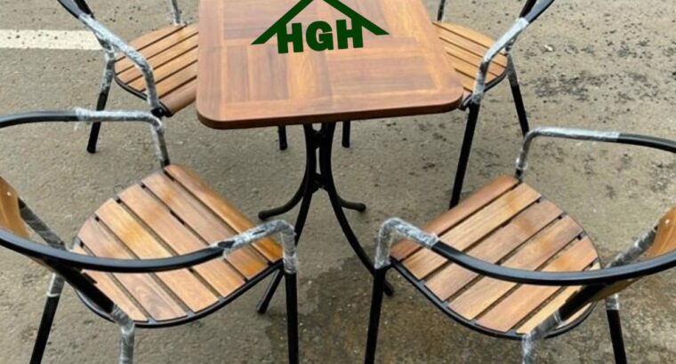 Bộ bàn ghế cafe sân vườn HGH 01