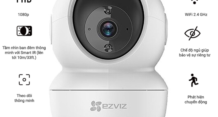 Camera wifi xoay 360 đàm thoại 2 chiều