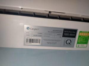 Máy lạnh Casper inverter, còn BH, mới 99%, đời mới 2023