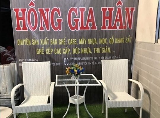 Ghế mây nhựa ngoài trời Hồng Gia Hân H175