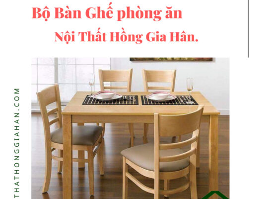 Bộ bàn ăn 4 ghế rẻ đẹp sale tết Hồng Gia Hân H188