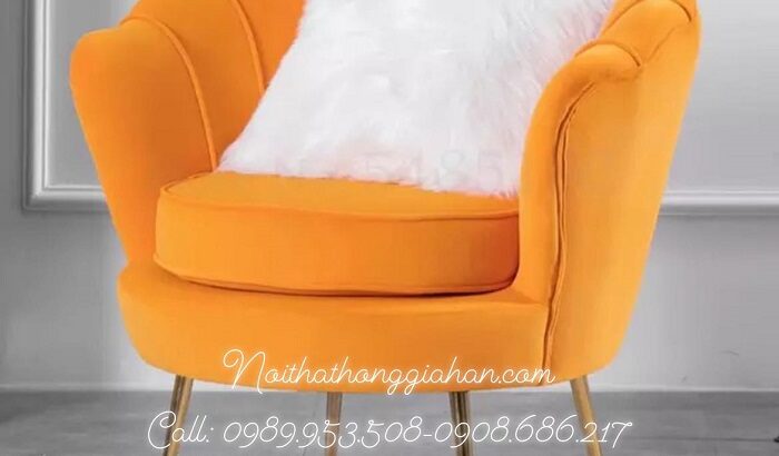 Ghế Sofa vỏ sò xinh xắn Hồng Gia Hân S129