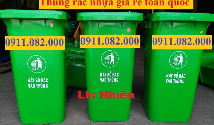 Giá rẻ thùng rác tại vĩnh long, cung cấp thùng rác 120l 240l 660l