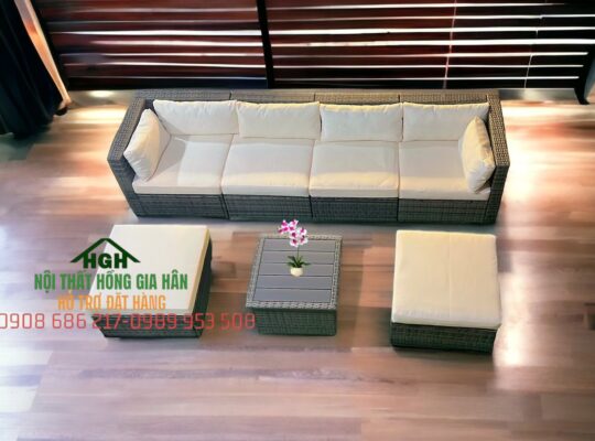 Thanh lý sofa nhựa giả mây giá rẻ tại xưởng