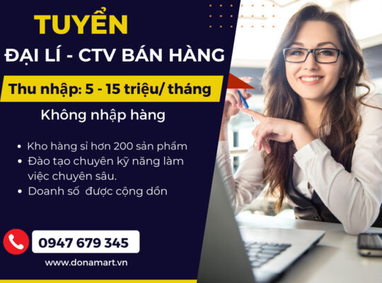 TUYỂN NHÂN VIÊN BÁN HÀNG CẬN TẾT TẠI TPHCM LƯƠNG CAO.