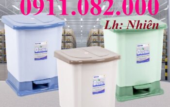 Nơi bán thùng rác 120l 240l màu xanh giá rẻ tại vĩnh long- thùng rác g