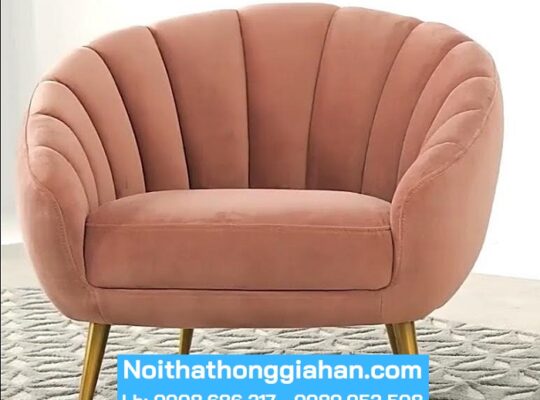 Ghế Sofa Nail Decor sang trọng Hồng Gia Hân H379