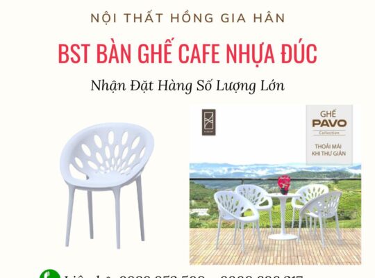 Ghế ăn nhựa đúc cao cấp Hồng Gia Hân G346