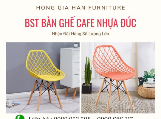 Ghế Đôn nhựa đúc giá rẻ Hồng Gia Hân G347