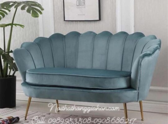 Ghế Sofa Nail đôi cao cấp nhiều màu Hồng Gia Hân H387