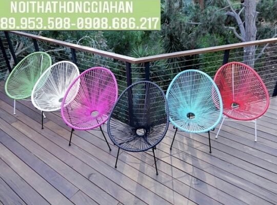 Ghế Acapulco nhiều màu Hồng Gia Hân G309